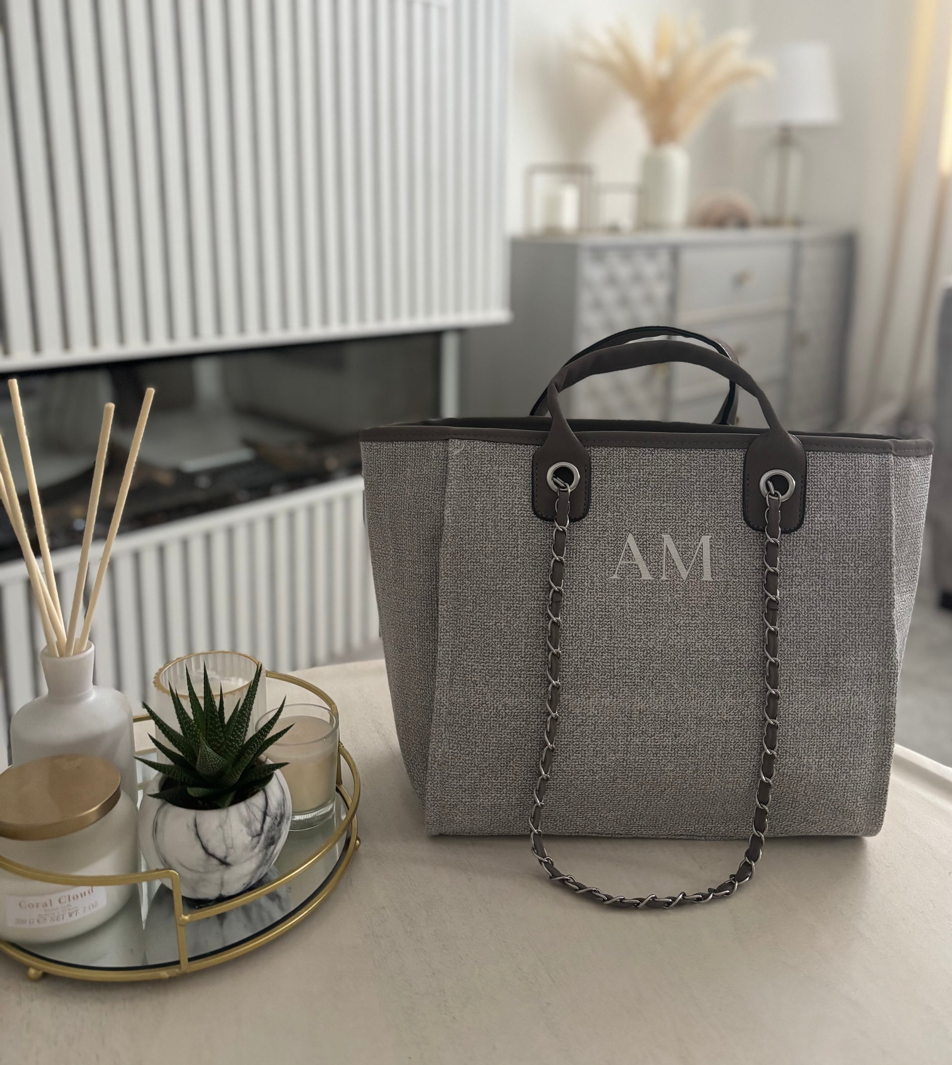 Medium Canvas Personalised Tote Bag