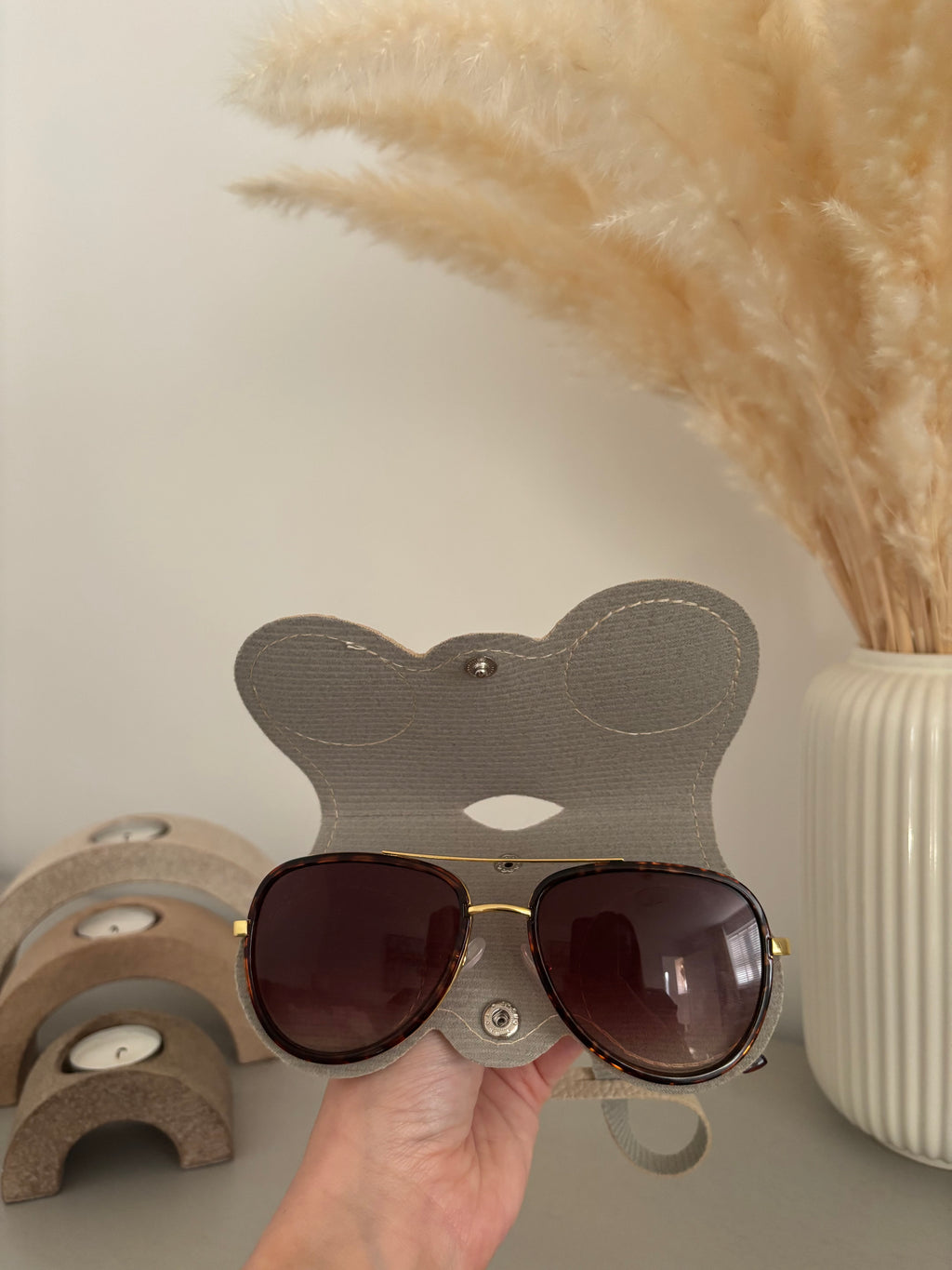 Black Sunglasses / Glasses Case