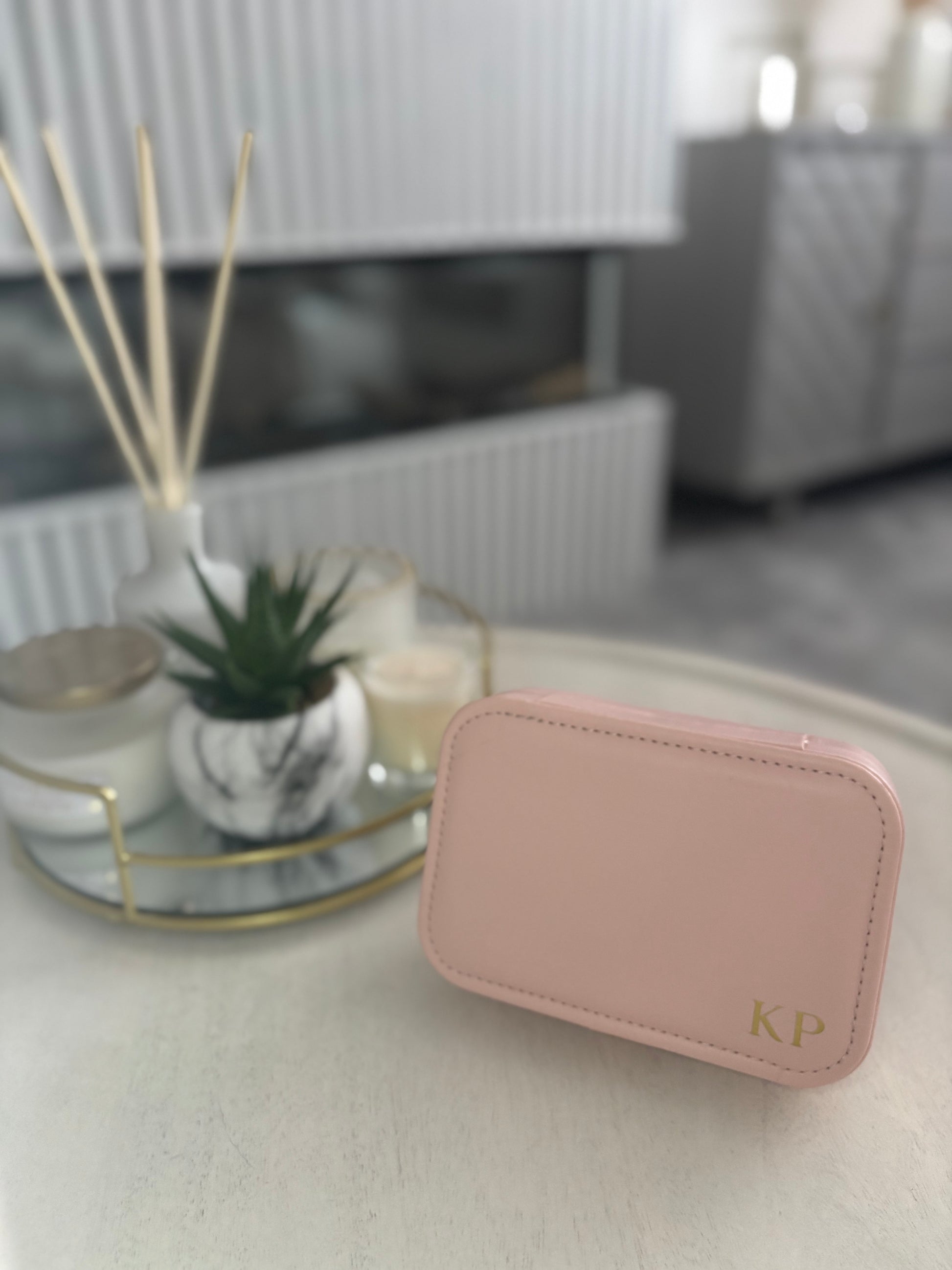 Pink Jewellery Organiser / Travel Case