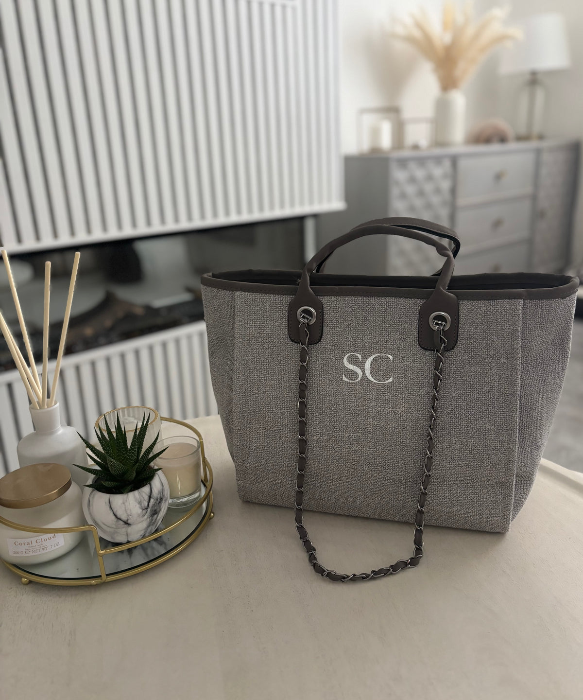 Medium Canvas Personalised Tote Bag