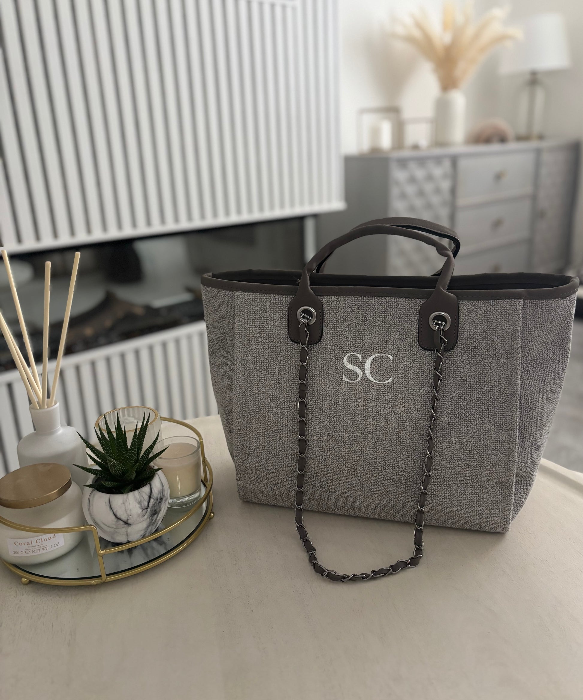 Medium Canvas Personalised Tote Bag