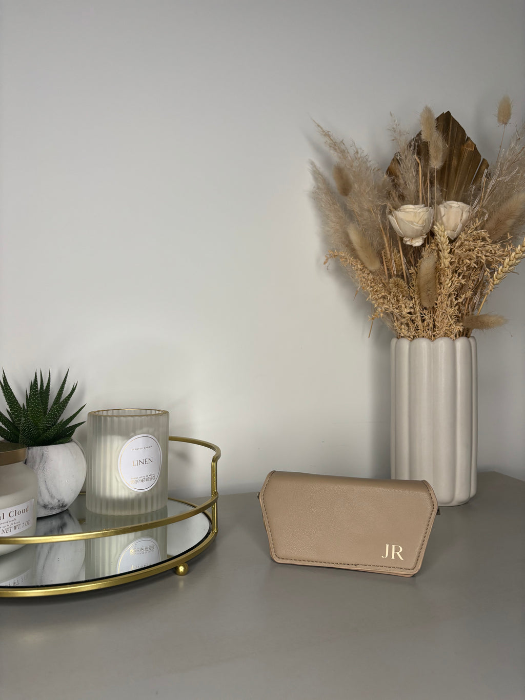 Brown / Beige Glasses Case / Cover