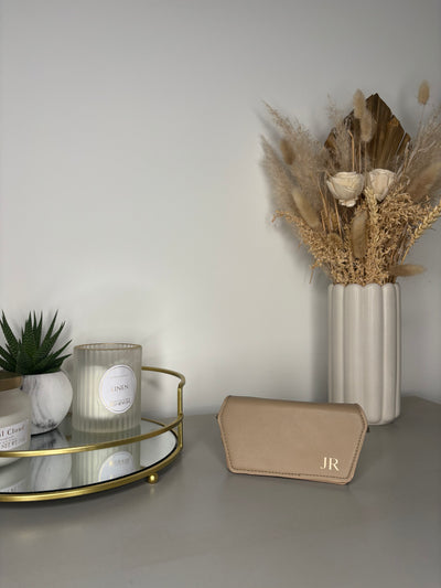 Brown / Beige Glasses Case / Cover