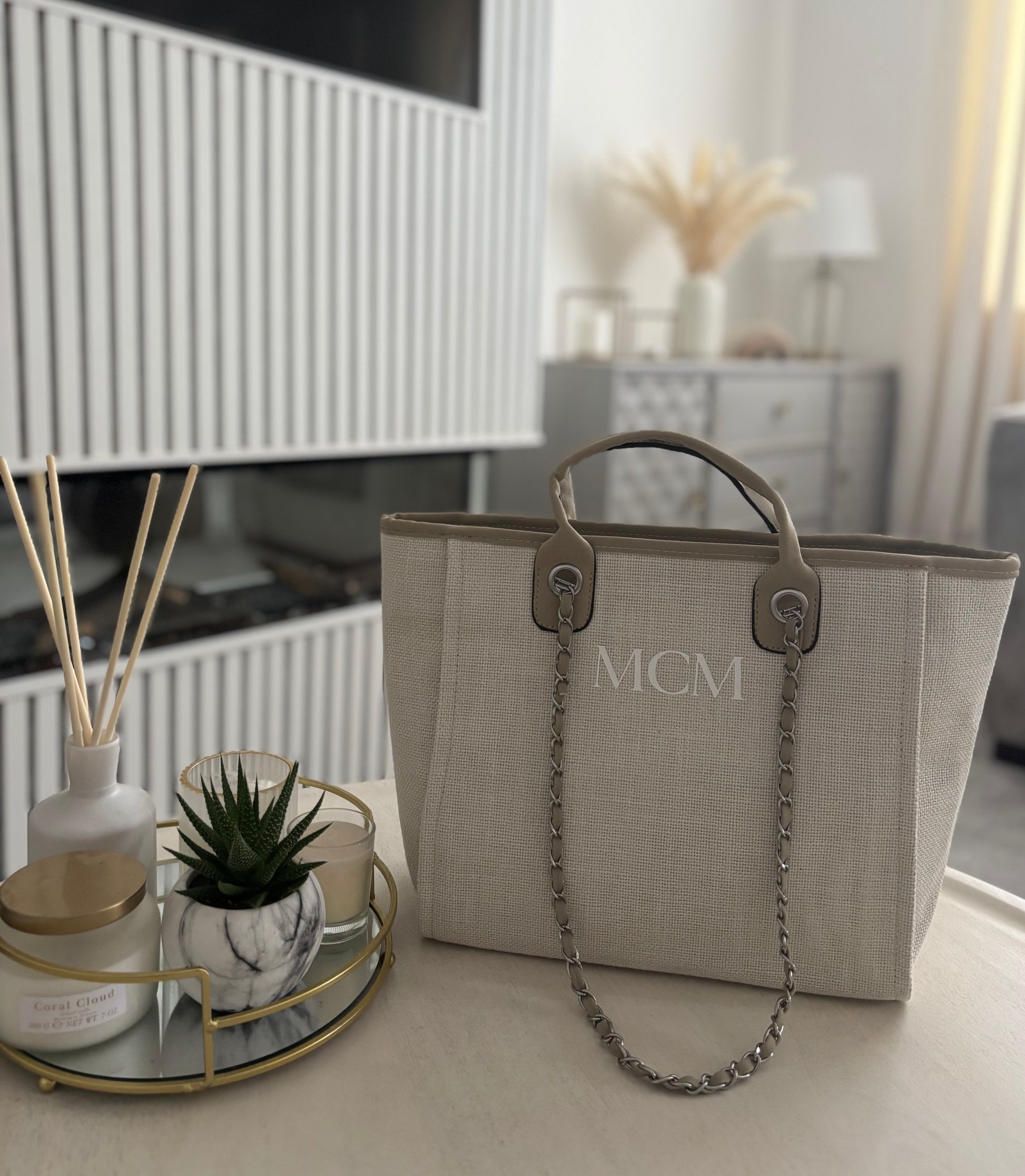 Medium Canvas Personalised Tote Bag