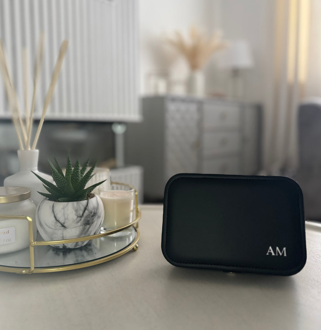 Black Jewellery Organiser / Travel Case