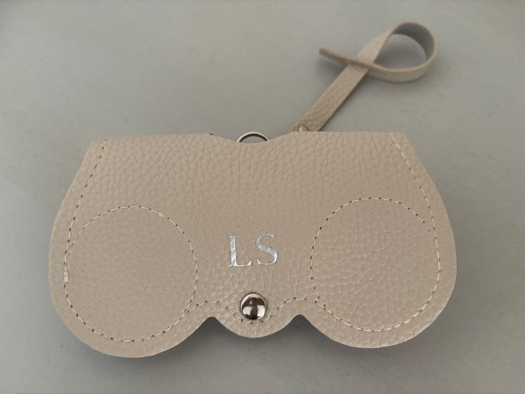 Beige Sunglasses / Glasses Case