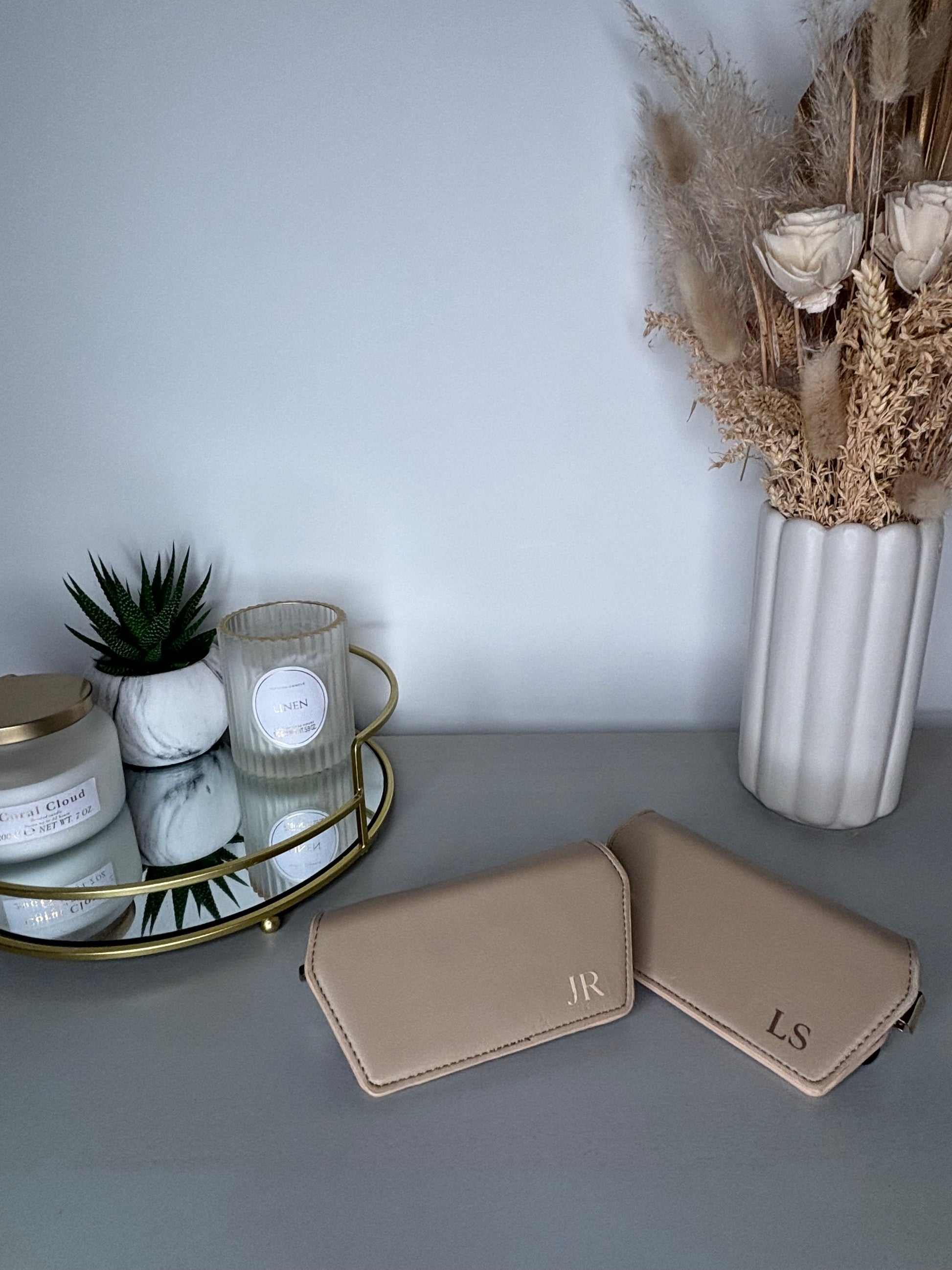 Brown / Beige Glasses Case / Cover