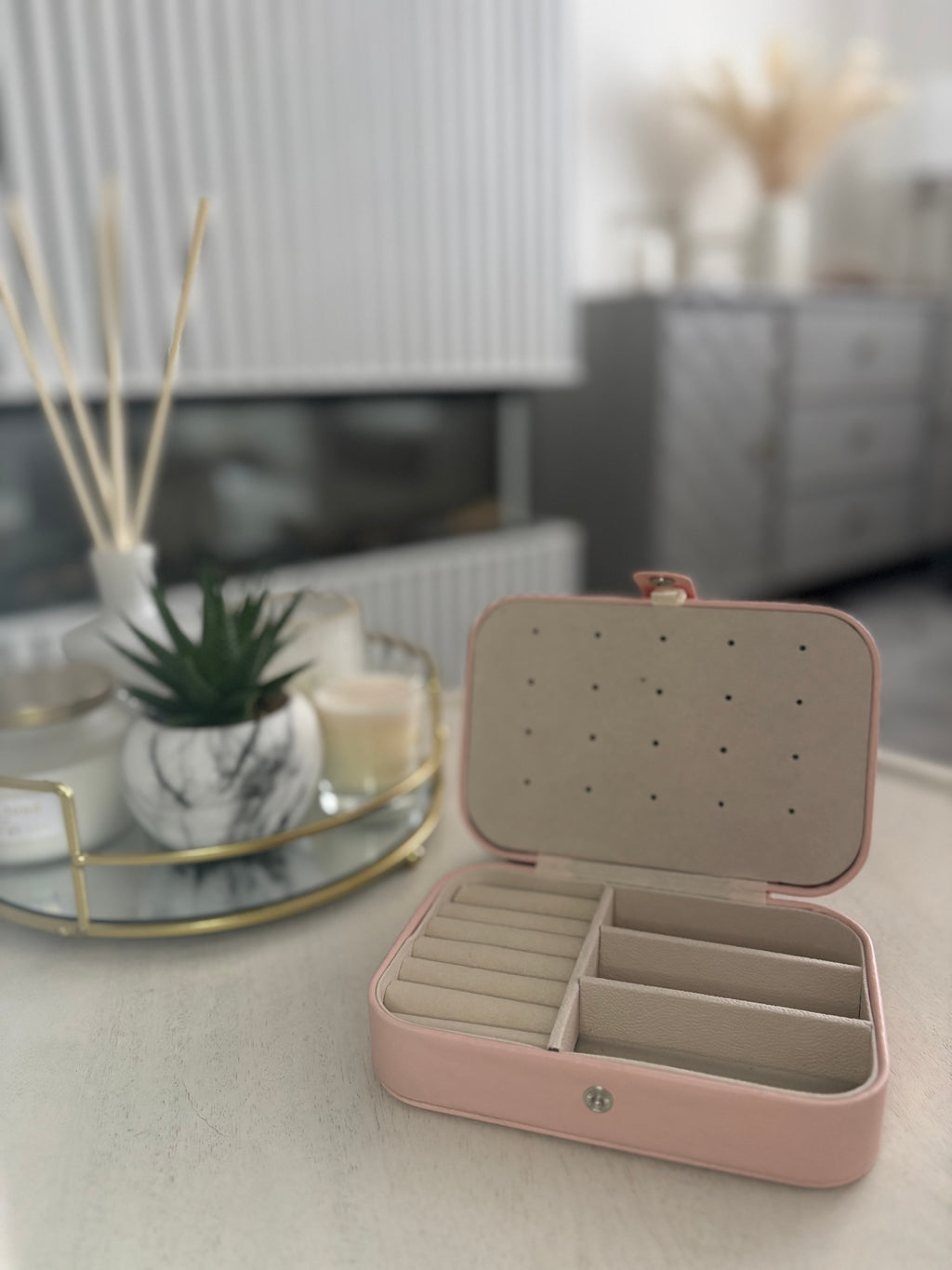 Pink Jewellery Organiser / Travel Case