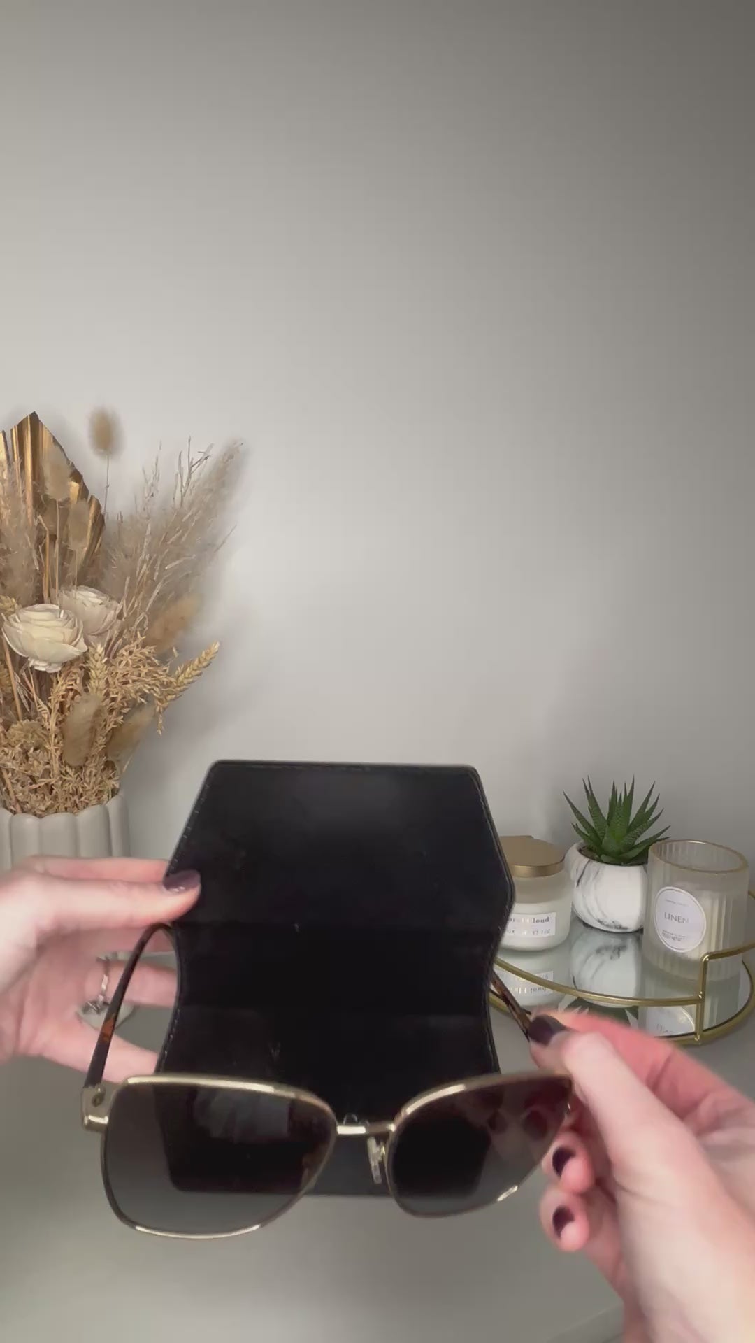 Black Glasses Case / Cover