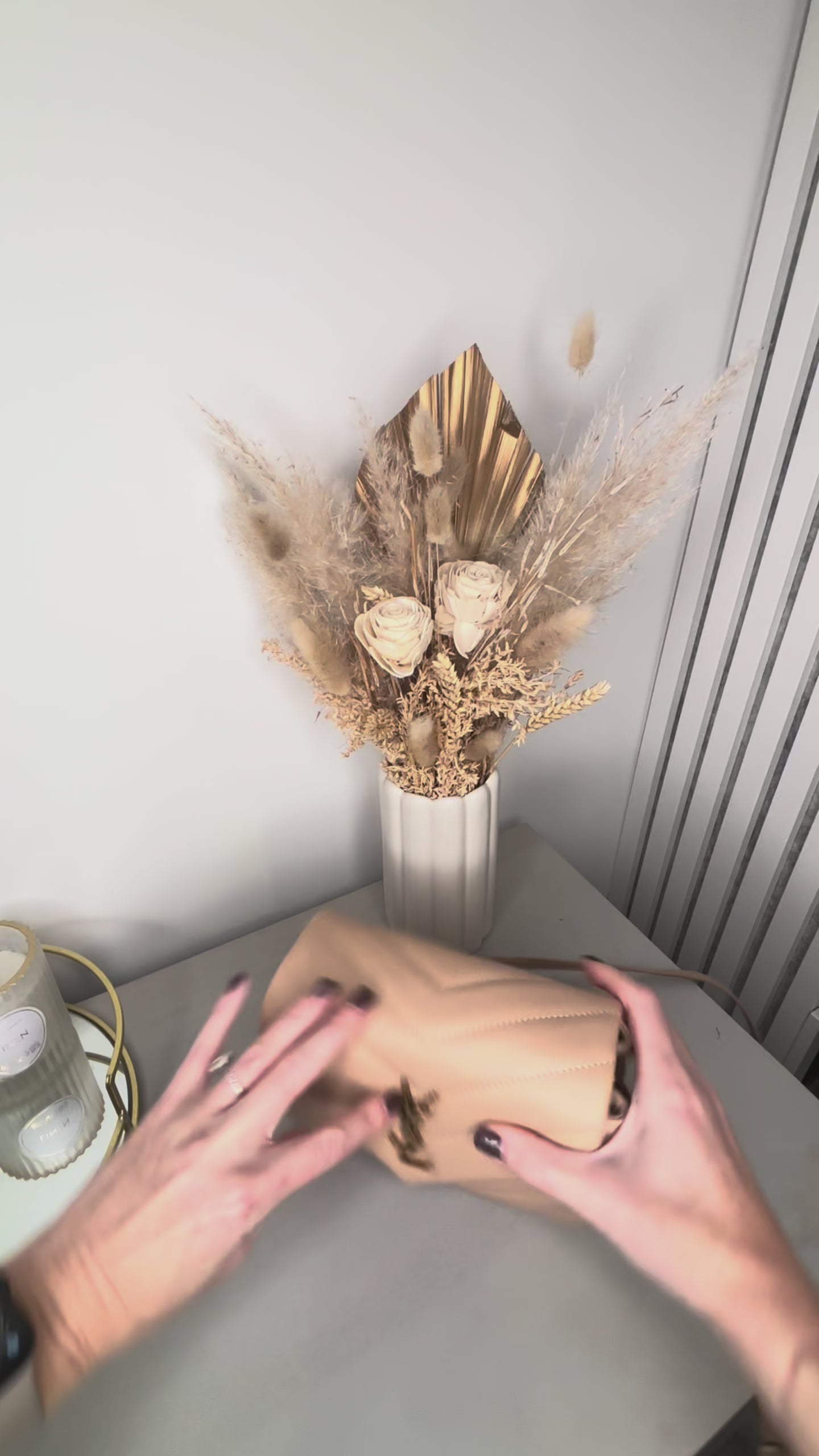 Brown / Beige Glasses Case / Cover